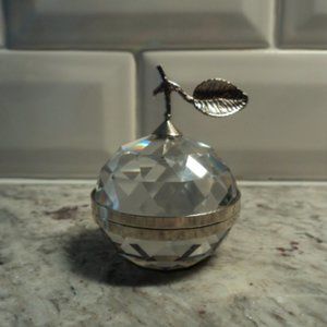 Swarovski crystal large photo apple